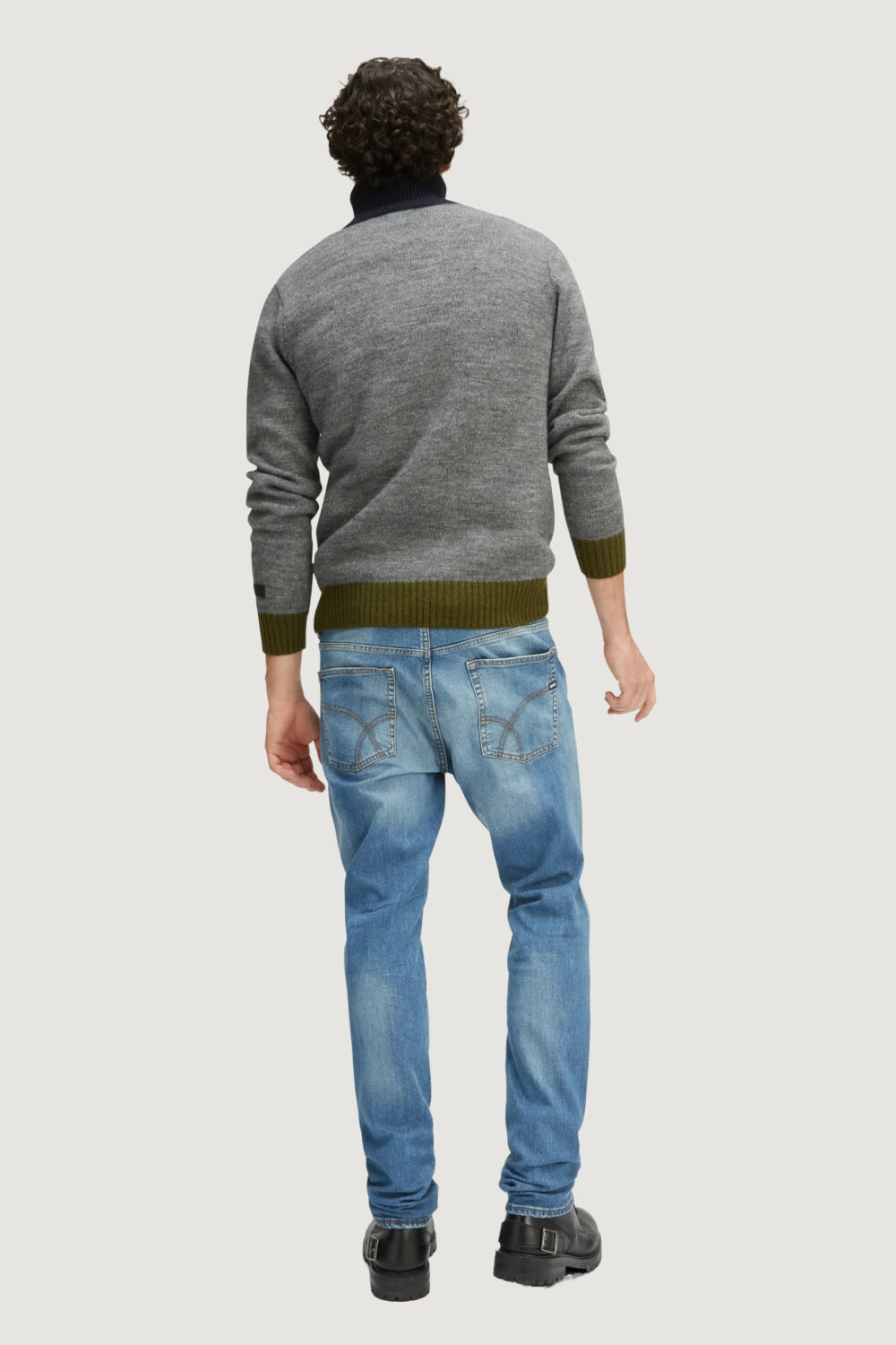 Jeans slim GAS albert simple rev Denim chiaro - Foto 3