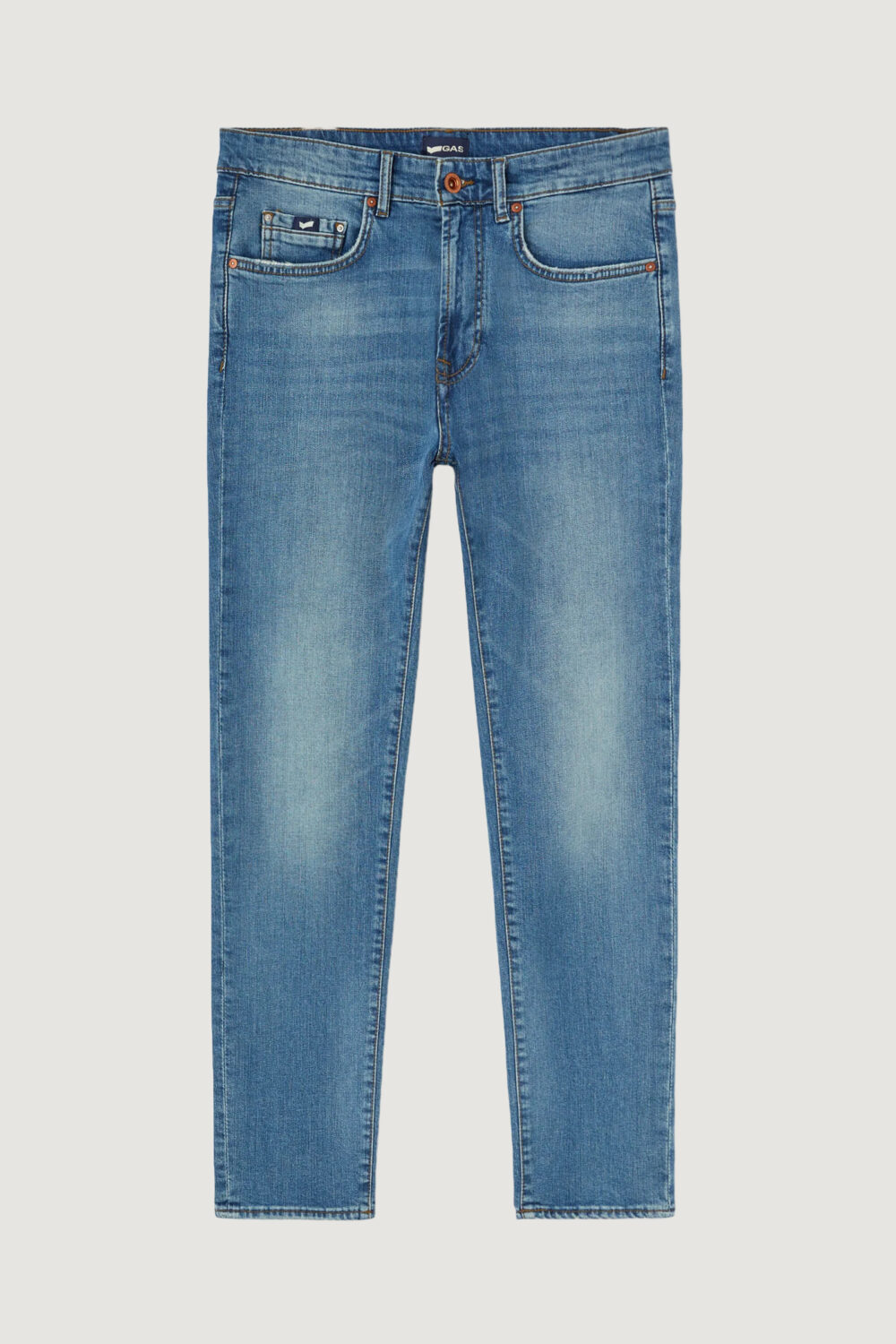 Jeans slim GAS albert simple rev Denim chiaro - Foto 4