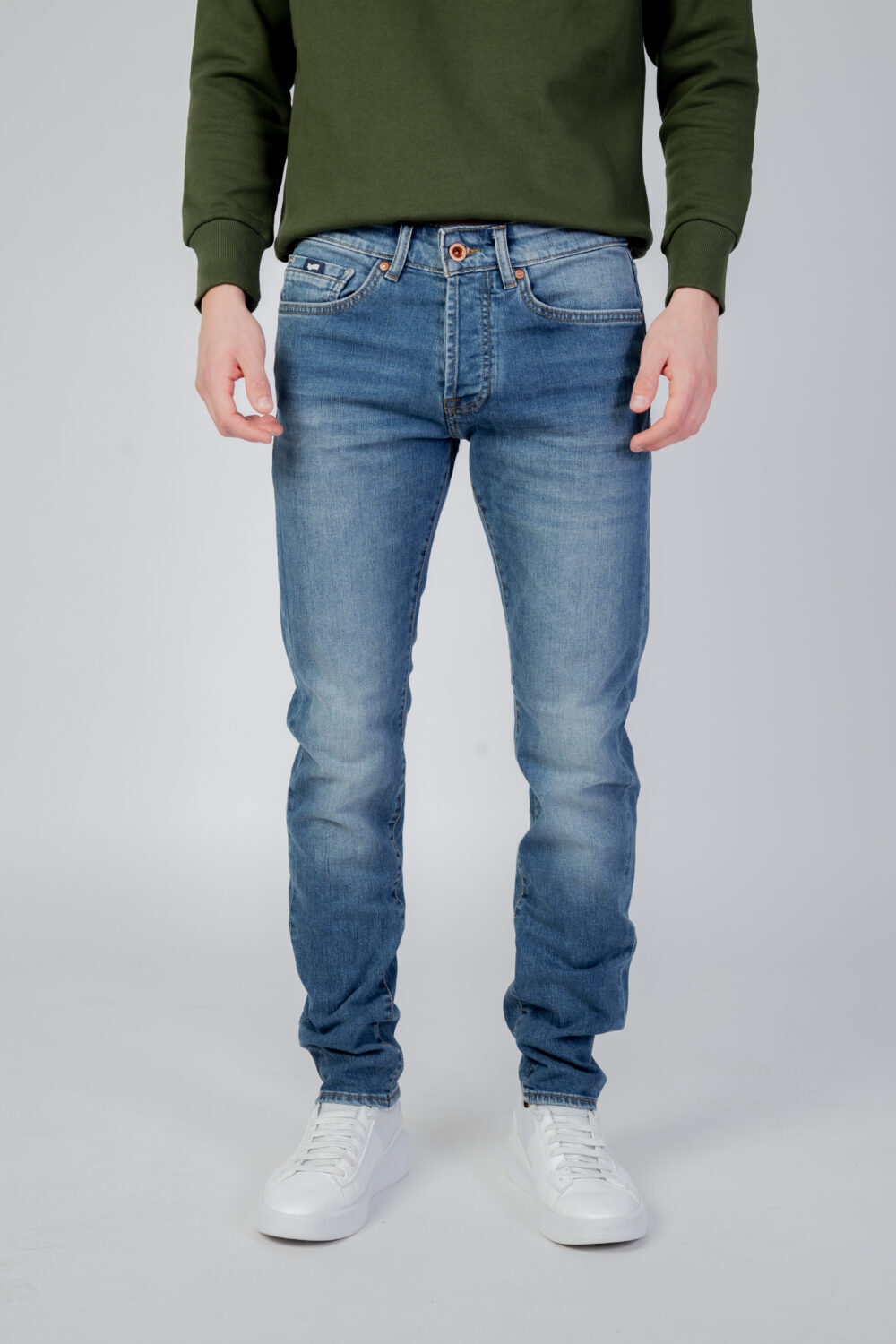 Jeans slim GAS norton carrot rev Denim - Foto 8