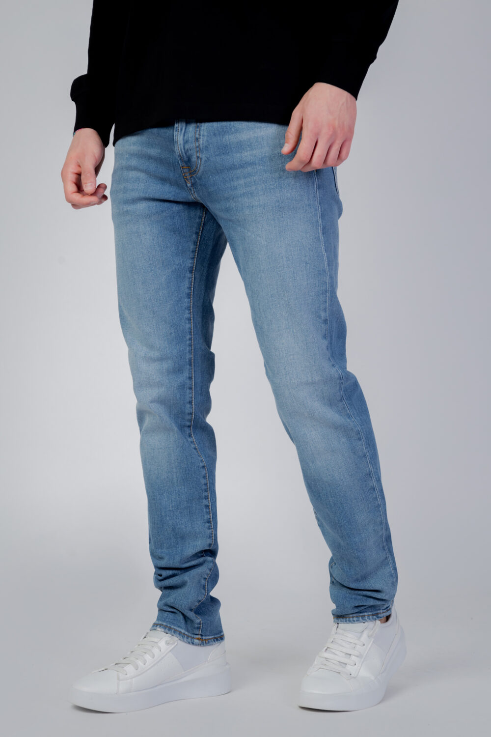 Jeans slim GAS albert simple rev Denim chiaro - Foto 1