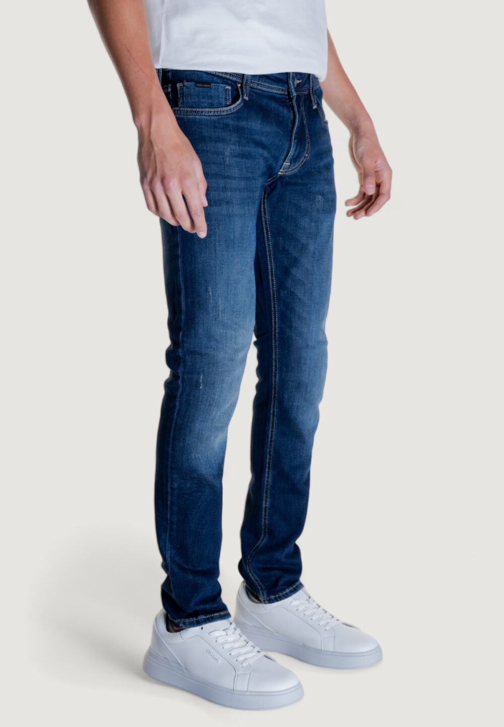 Jeans Tapered Antony Morato ozzyin vintage overdyed Denim - Foto 4