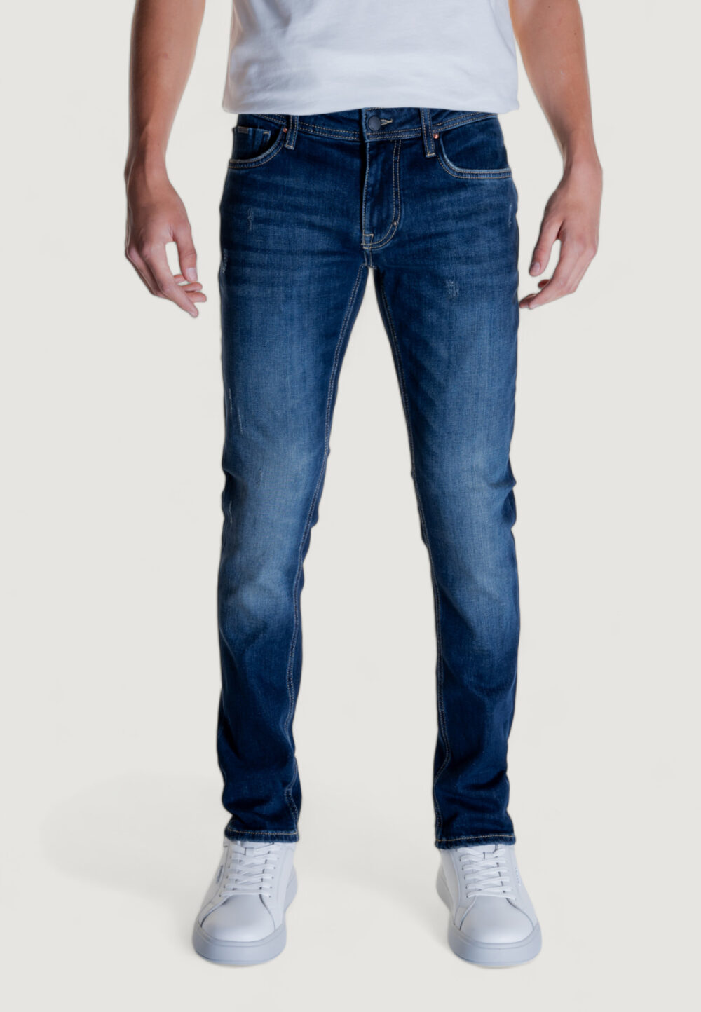 Jeans Tapered Antony Morato ozzyin vintage overdyed Denim - Foto 5