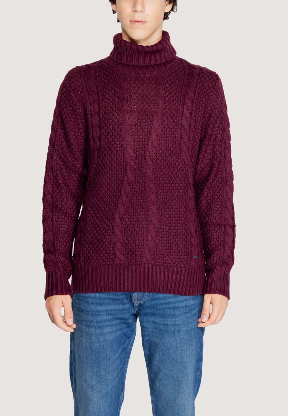 Maglione Gianni Lupo Bordeaux - Foto 1