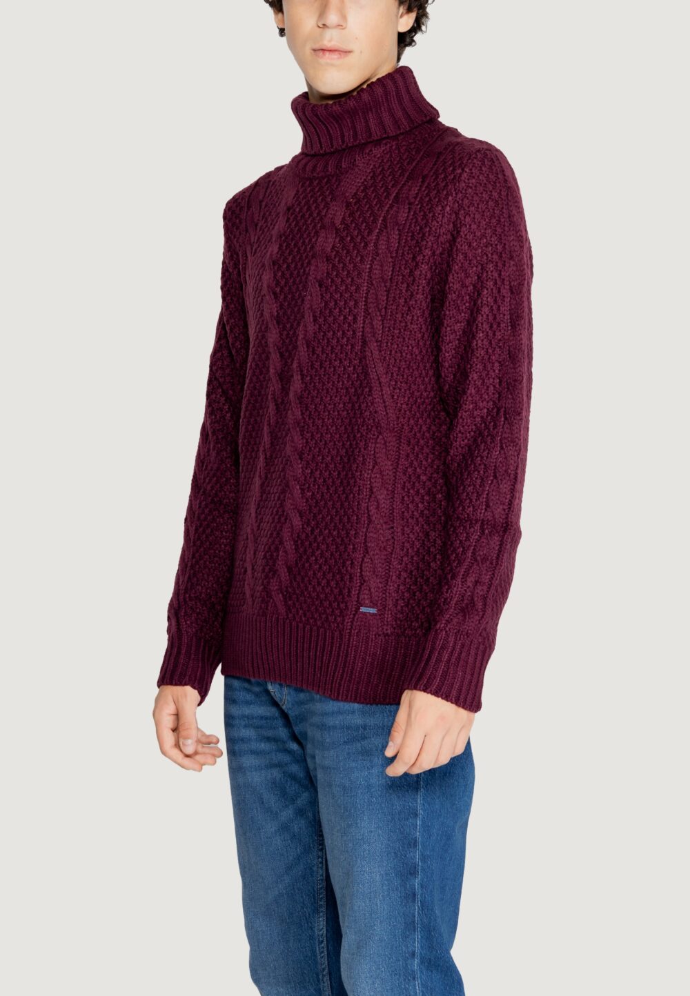 Maglione Gianni Lupo Bordeaux - Foto 2