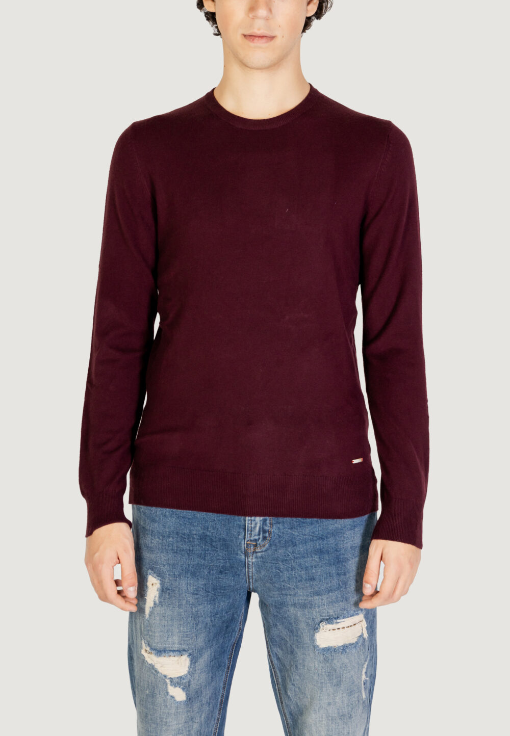 Maglione Gianni Lupo Bordeaux - Foto 1