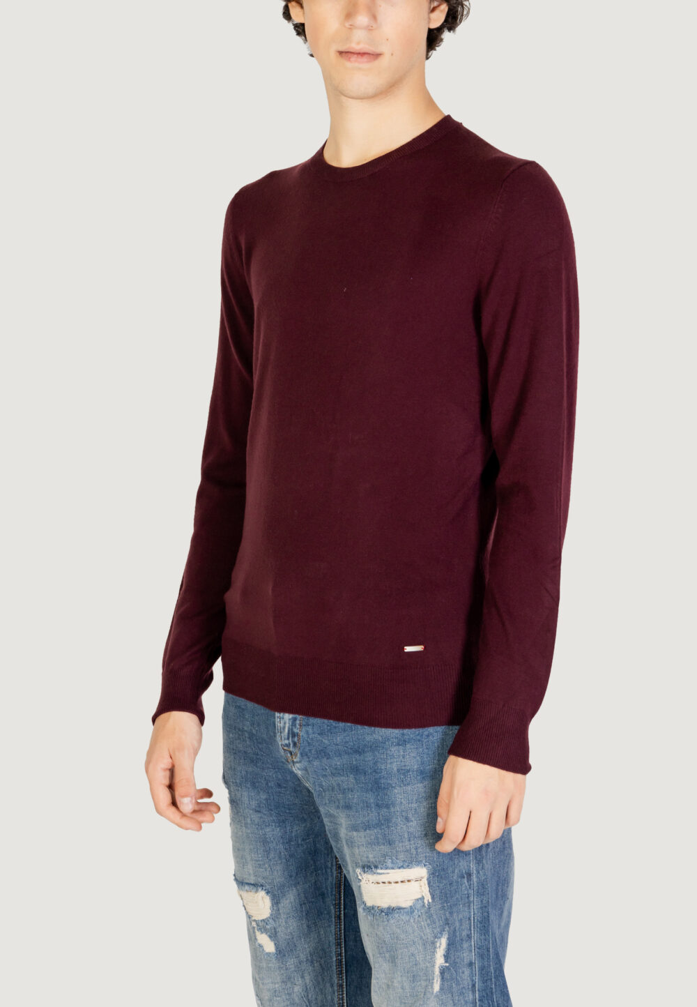 Maglione Gianni Lupo Bordeaux - Foto 2