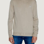 Maglione Guess daniel cn ls basic Beige chiaro - Foto 1