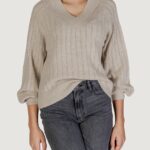 Maglione Jacqueline de Yong jdyaspen life l/s lurex v Beige - Foto 1