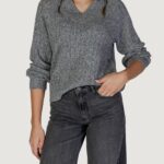 Maglione Jacqueline de Yong jdyaspen life l/s lurex v Grigio - Foto 1