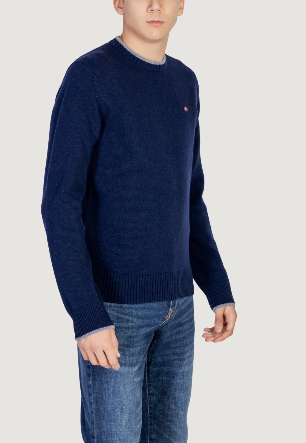 Maglione Napapijri dain c 5 Blu - Foto 4