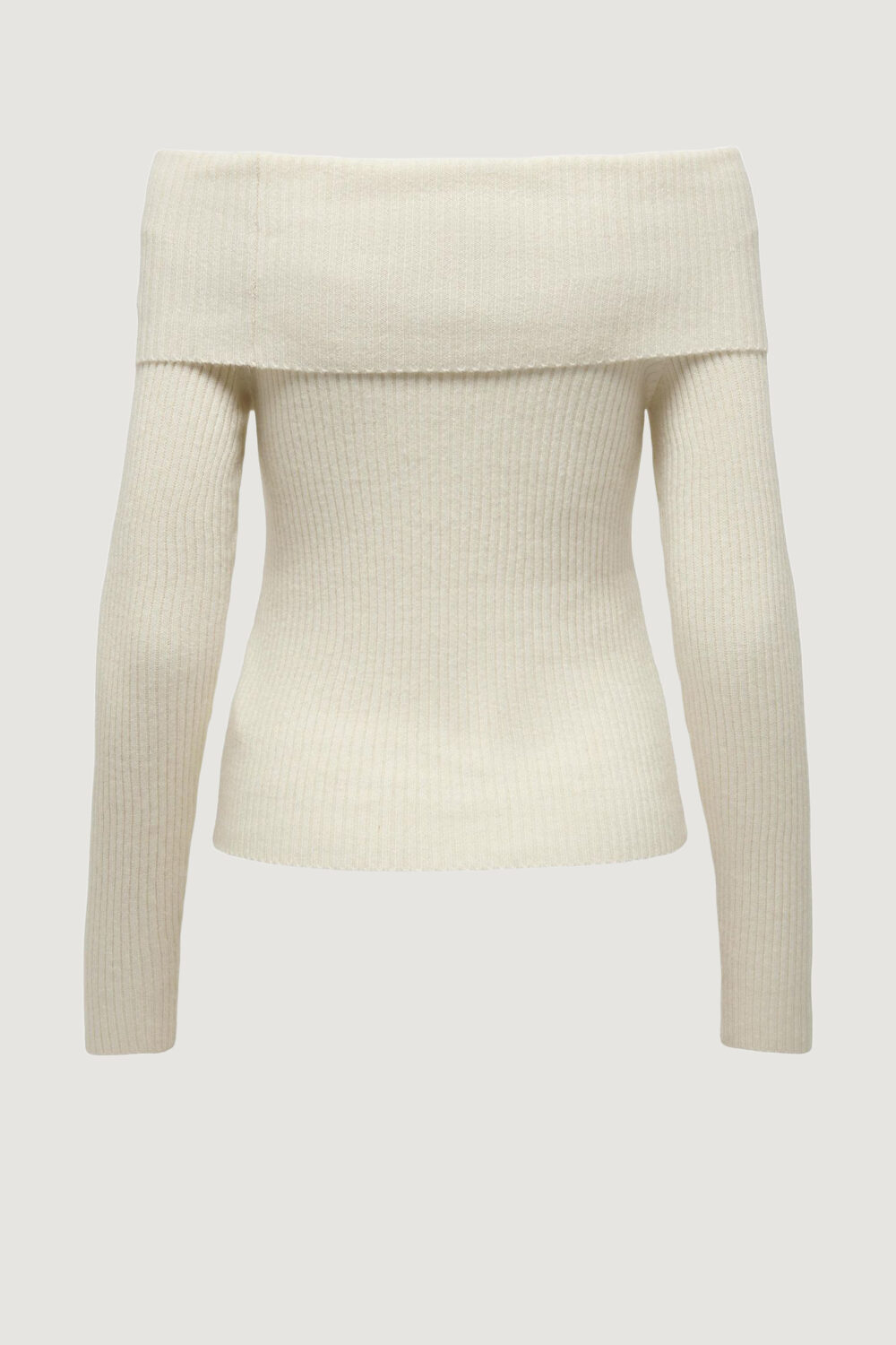 Maglione Only onlkatia ls off shoulder knt Panna - Foto 6