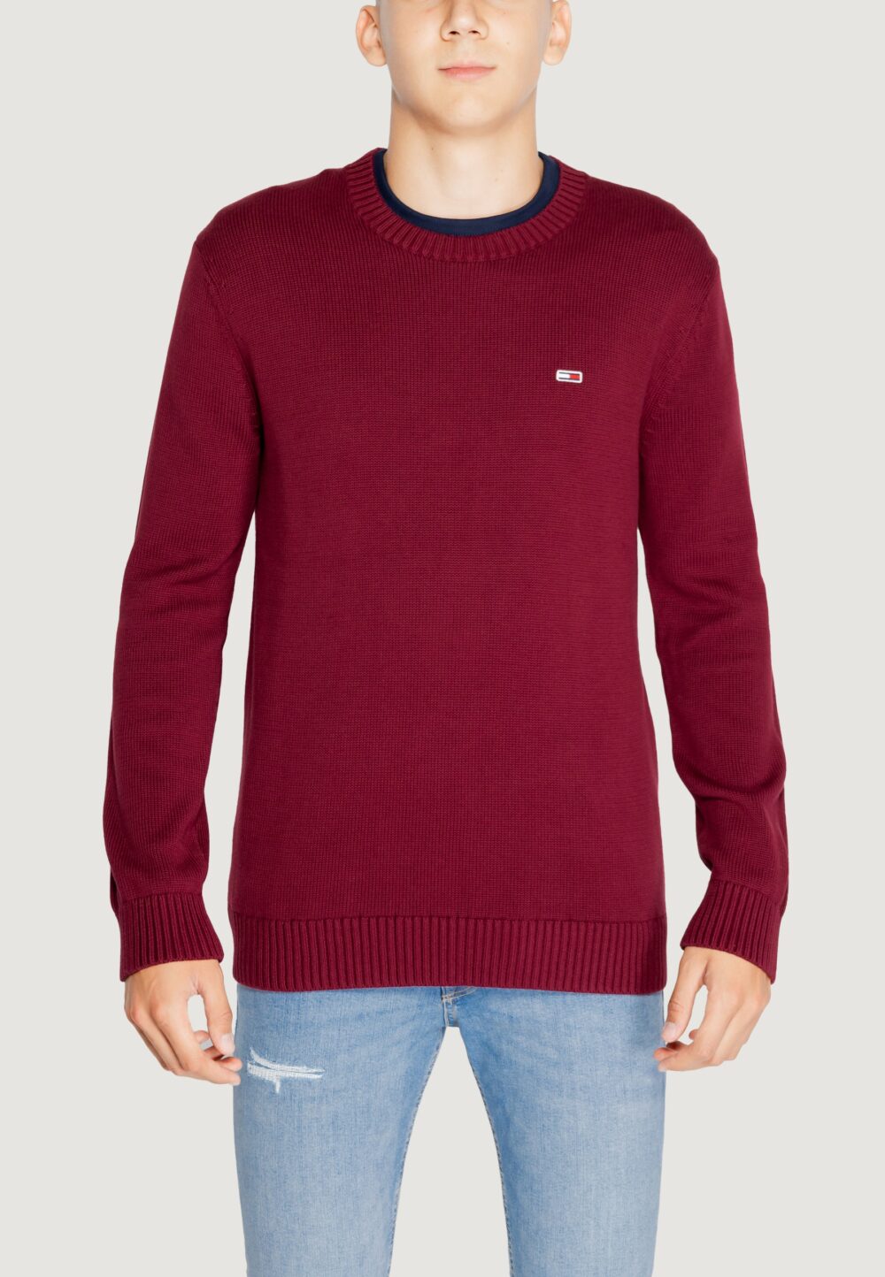 Maglione Tommy Hilfiger Jeans tjm essntls c-neck Bordeaux - Foto 1