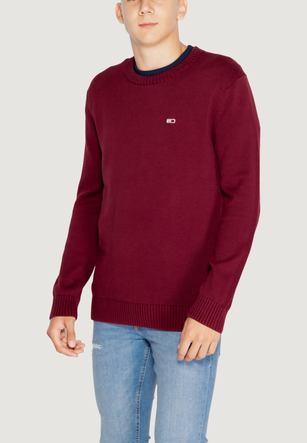 Maglione Tommy Hilfiger Jeans tjm essntls c-neck Bordeaux - Foto 2