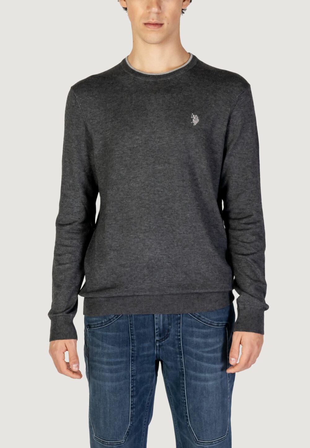 Maglione U.S. Polo Assn. Grigio - Foto 1