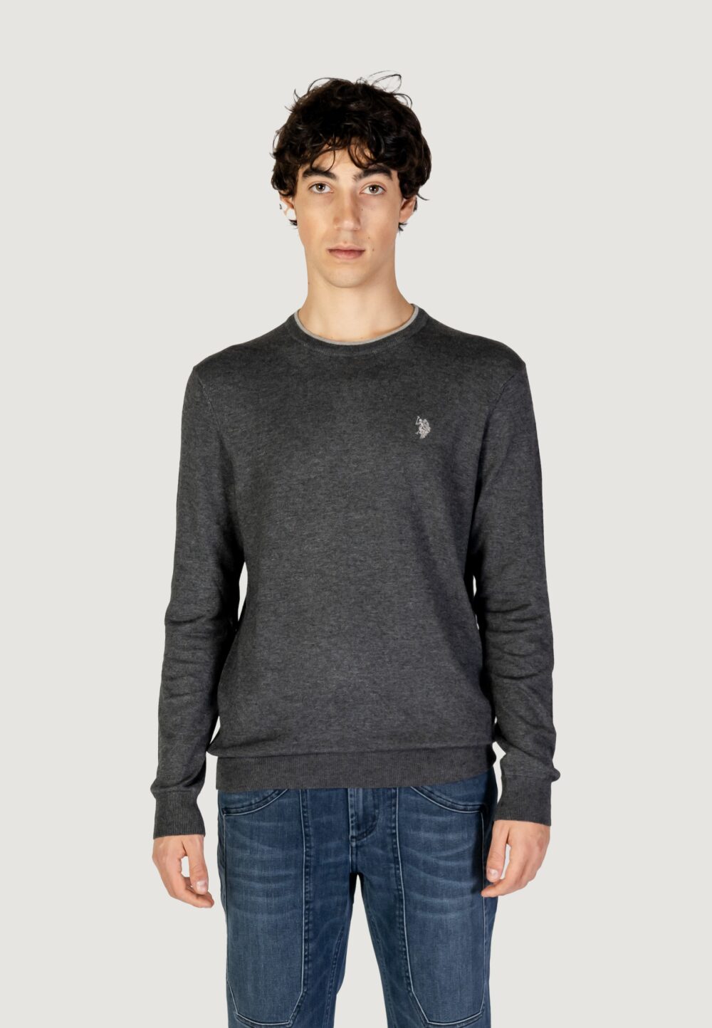 Maglione U.S. Polo Assn. Grigio - Foto 8