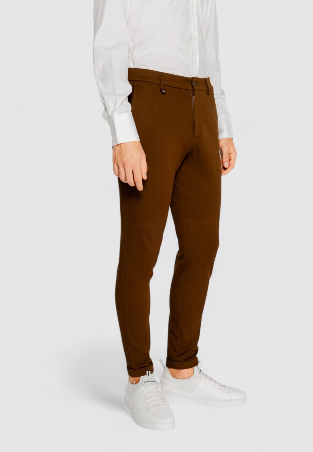 Pantaloni da completo Antony Morato ashe stretch twill Marrone - Foto 2