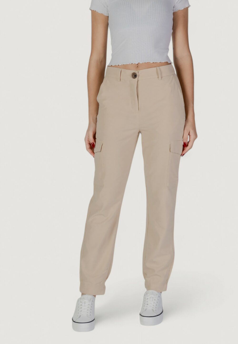 Pantaloni B.YOUNG bydanta cargo pants Beige chiaro - Foto 2