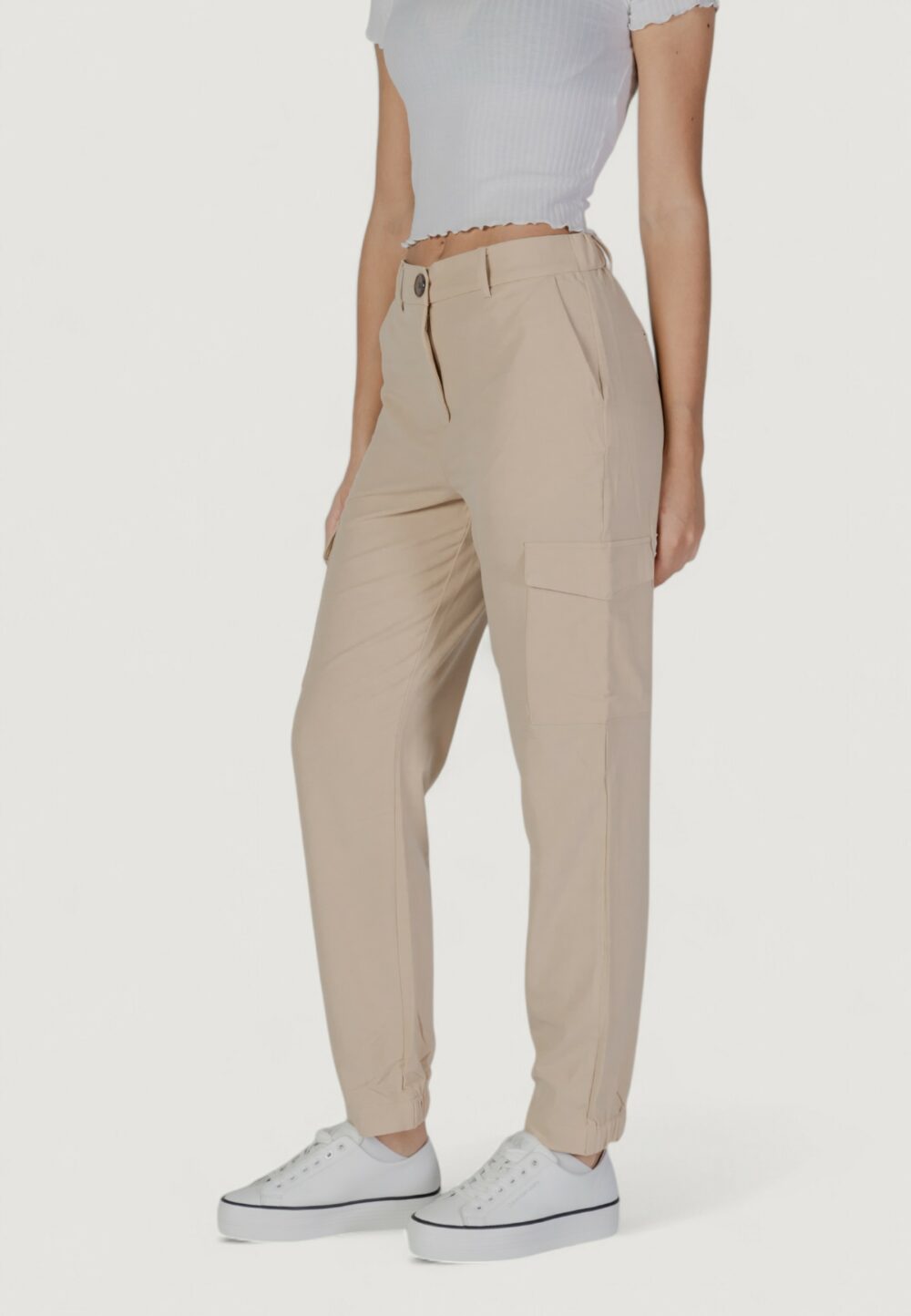 Pantaloni B.YOUNG bydanta cargo pants Beige chiaro - Foto 1