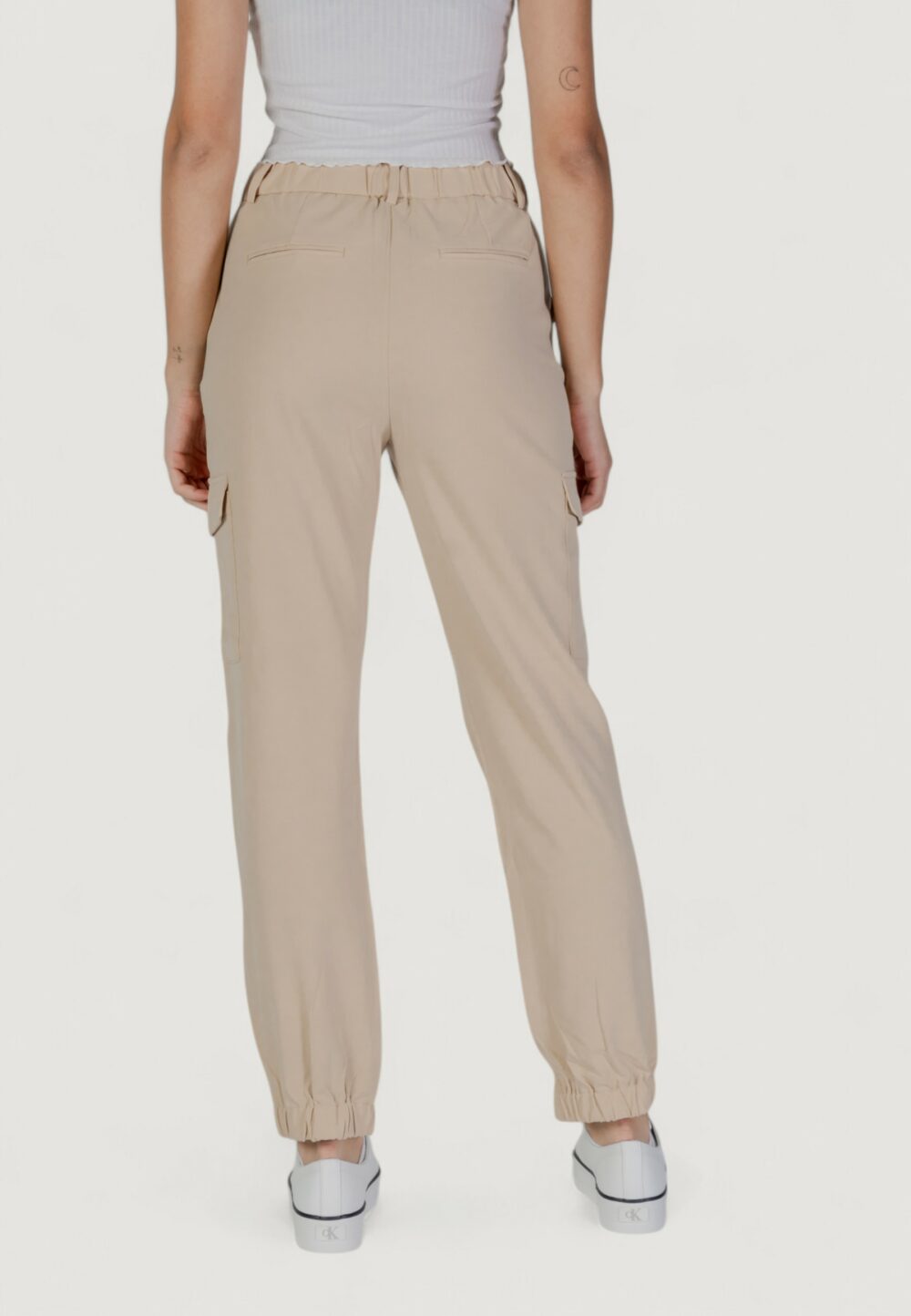 Pantaloni B.YOUNG bydanta cargo pants Beige chiaro - Foto 4