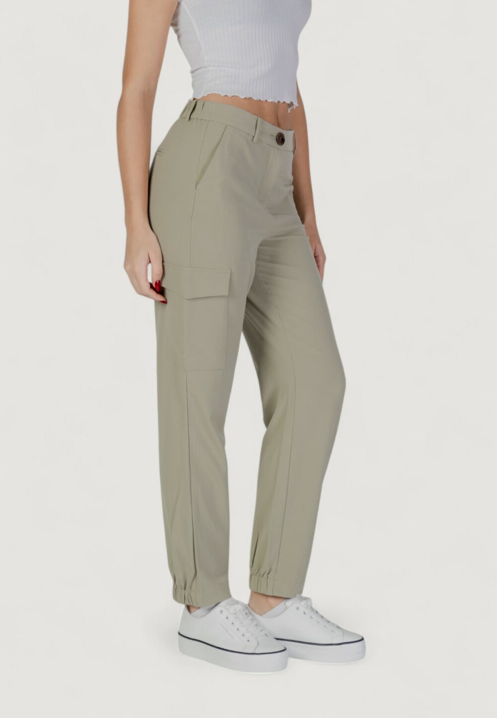 Pantaloni B.YOUNG bydanta cargo pants VERDE SALVIA - Foto 1