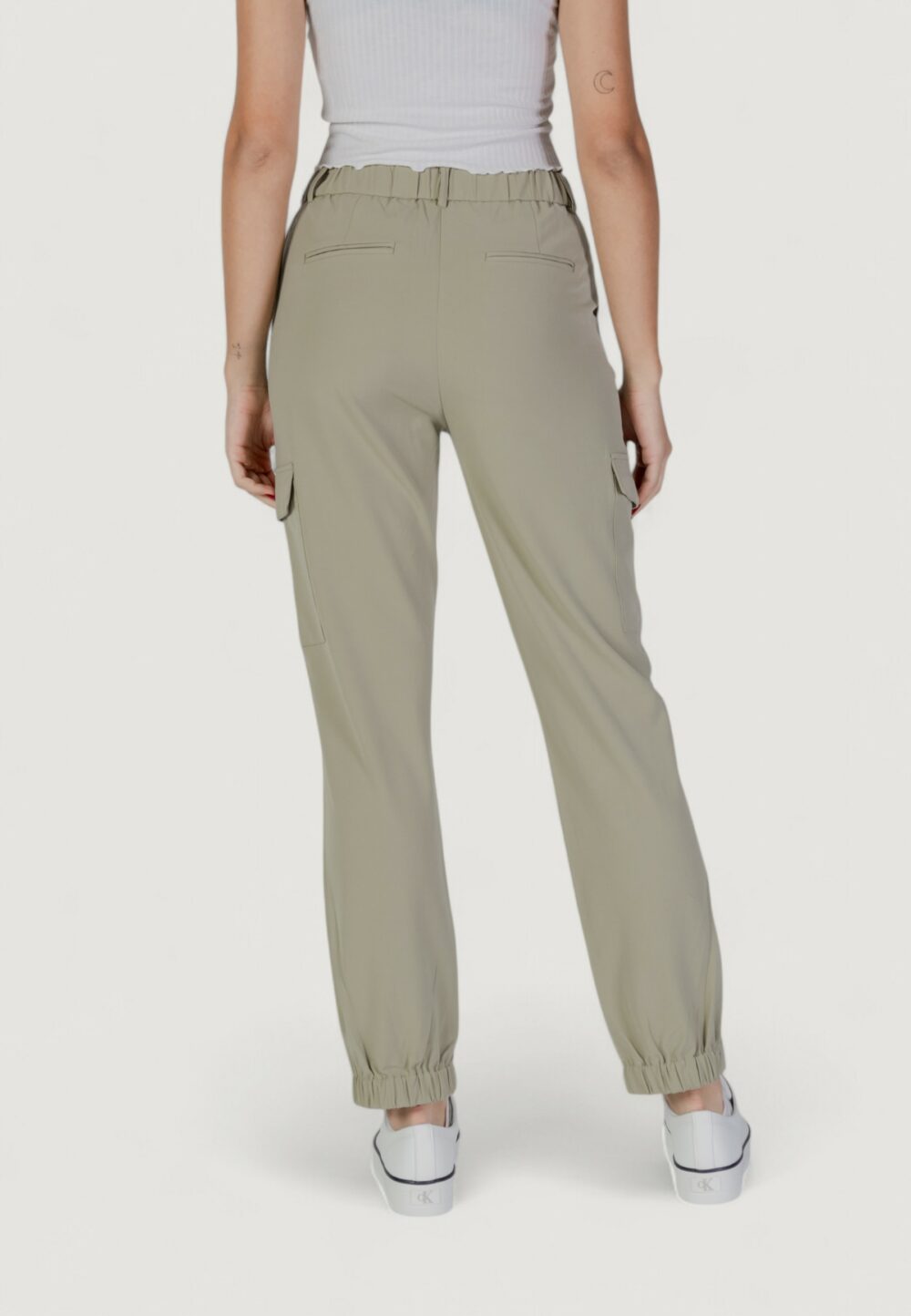 Pantaloni B.YOUNG bydanta cargo pants VERDE SALVIA - Foto 4