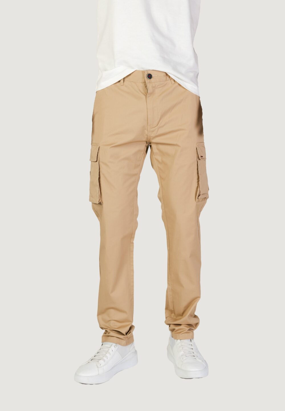 Pantaloni slim In My Hood Beige - Foto 1