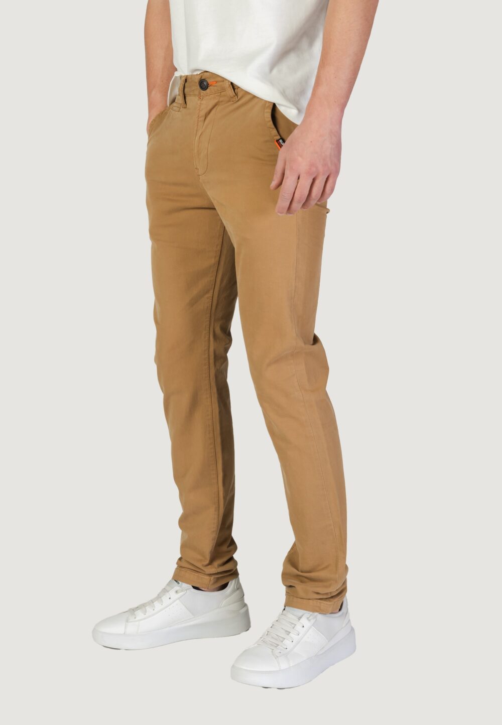 Pantaloni slim Superdry Beige - Foto 4