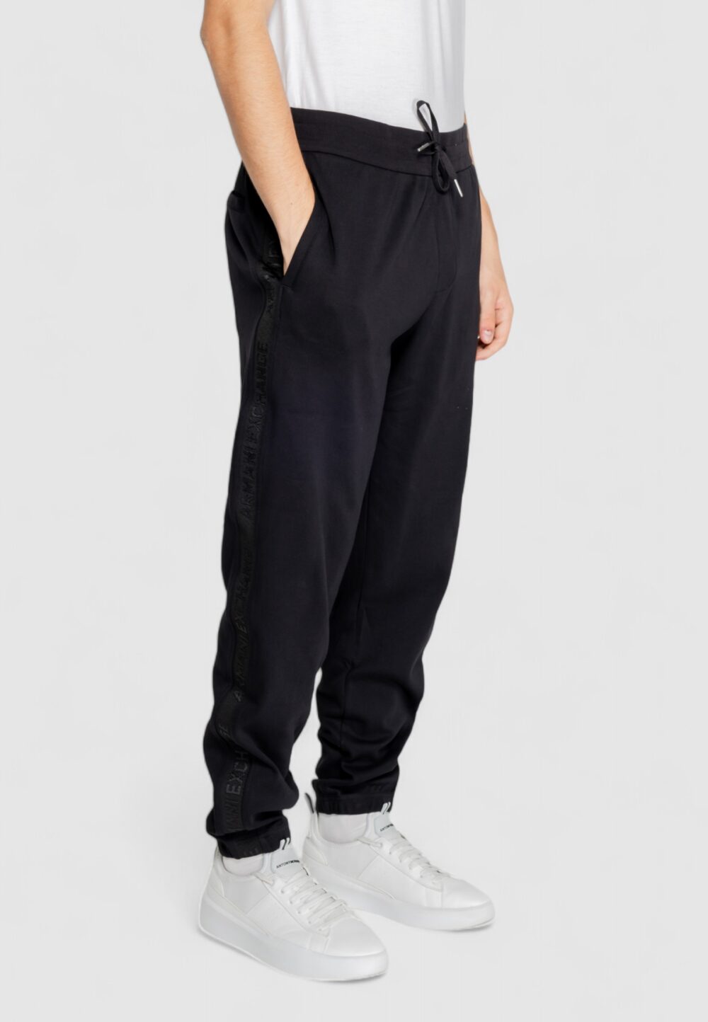 Pantaloni sportivi Armani Exchange Nero - Foto 4