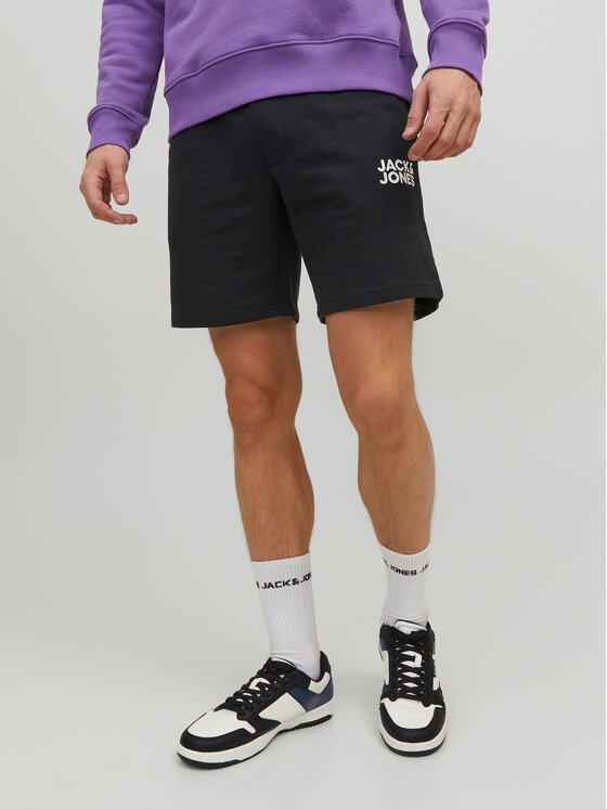 Shorts Jack Jones jpstnewsoft sweat shorts bex sn Nero