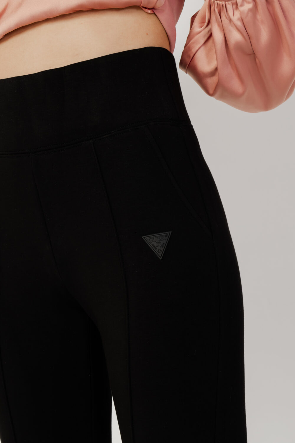 Pantaloni skinny Guess Active allie scuba legging pant Nero - Foto 2