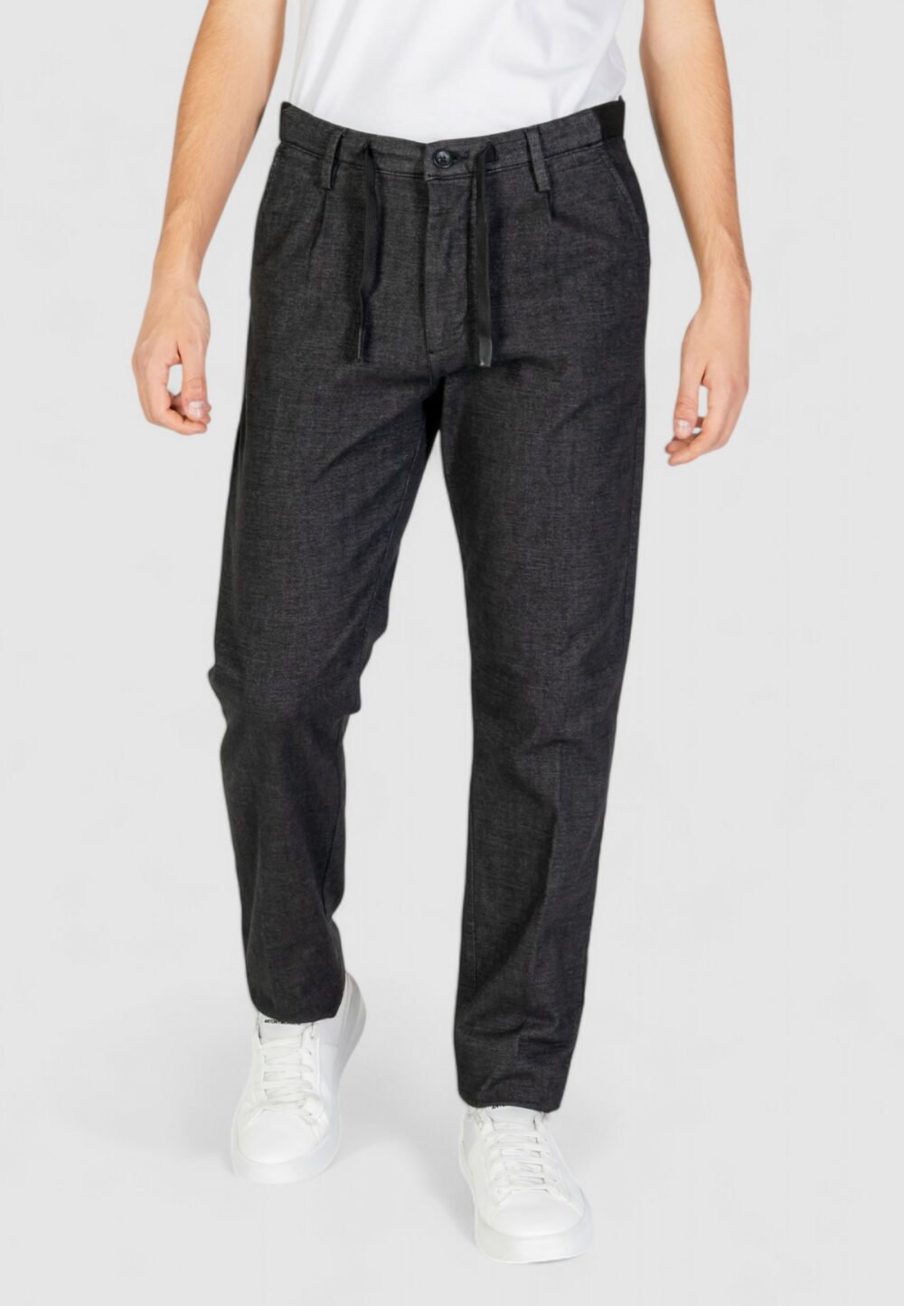 Pantaloni tapered HAMAKI-HO Nero - Foto 1