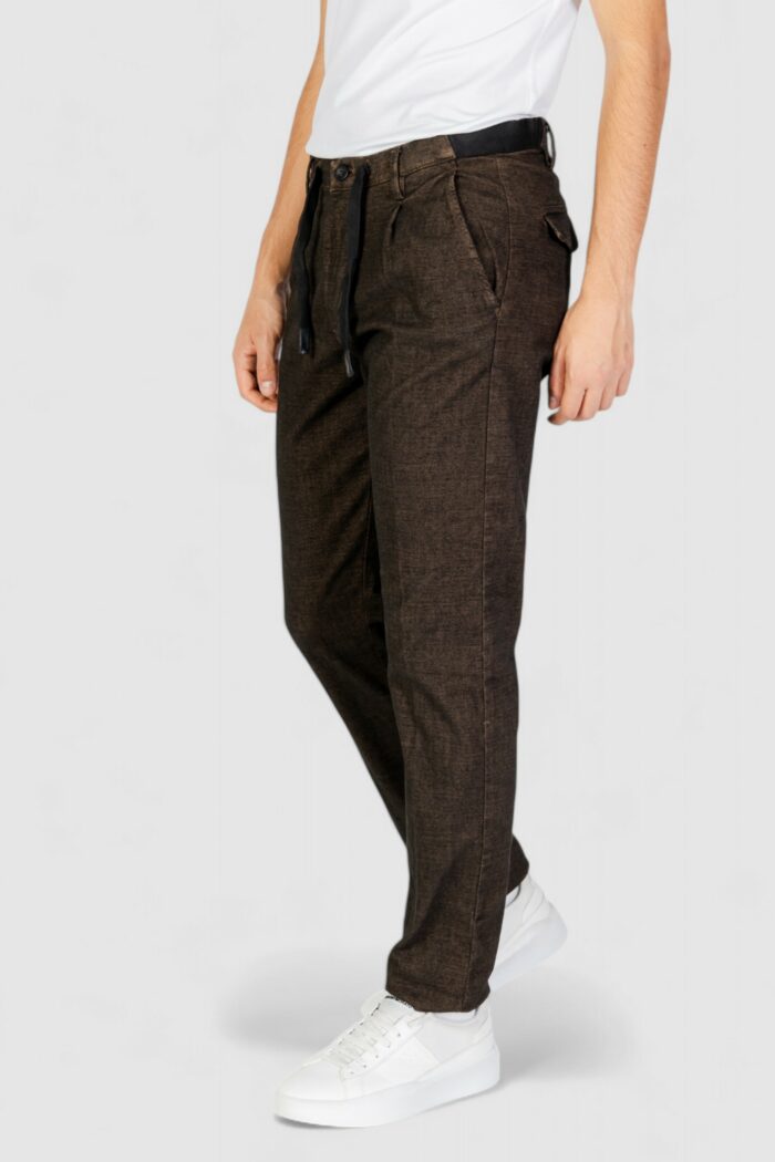 Pantaloni tapered HAMAKI-HO  Terra – Fango