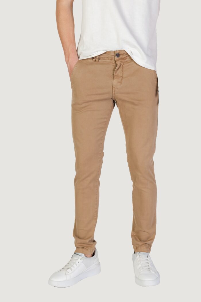 Pantaloni tapered In My Hood  Beige scuro