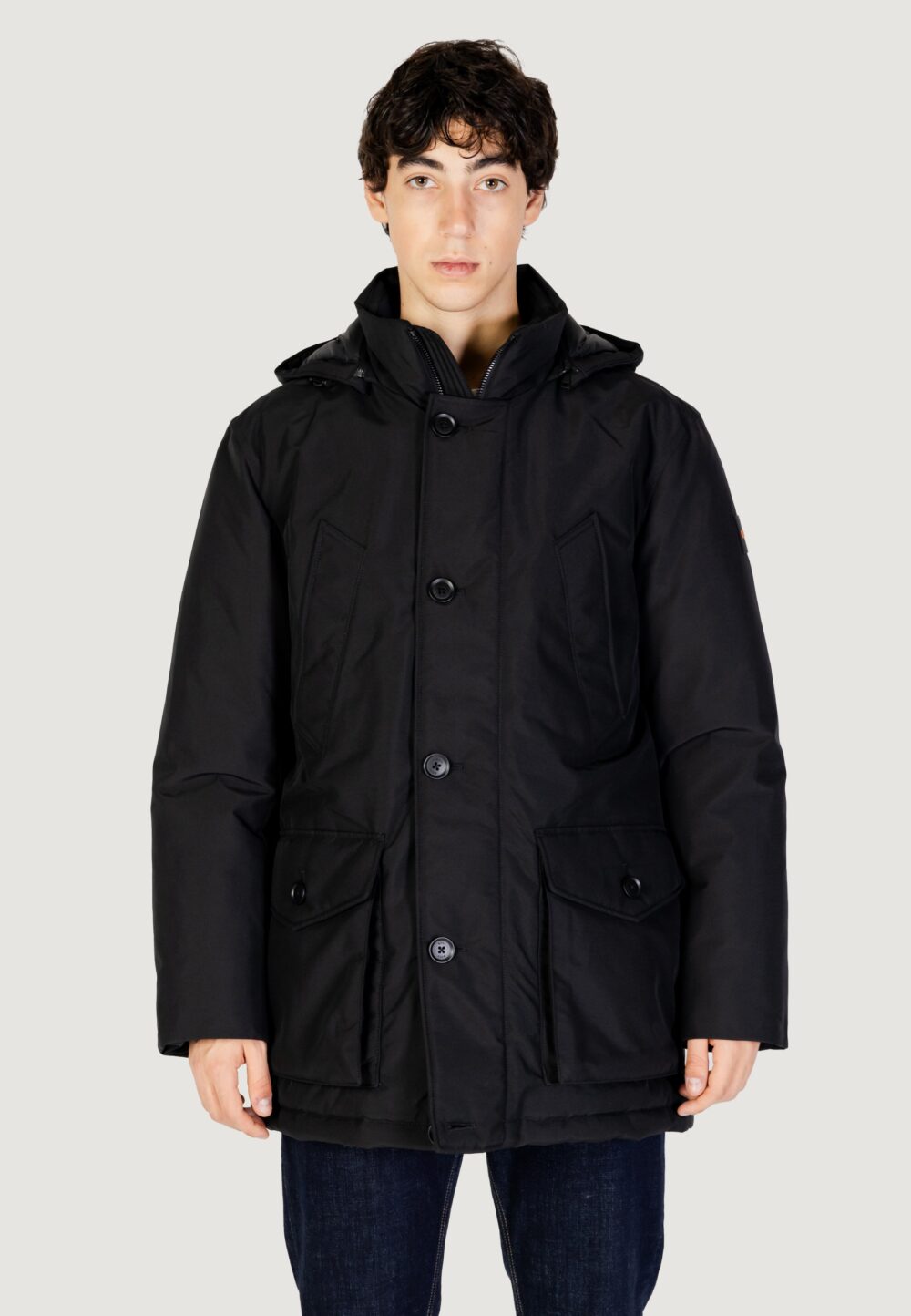 Parka Boss osiass 10240256 02 Nero - Foto 6