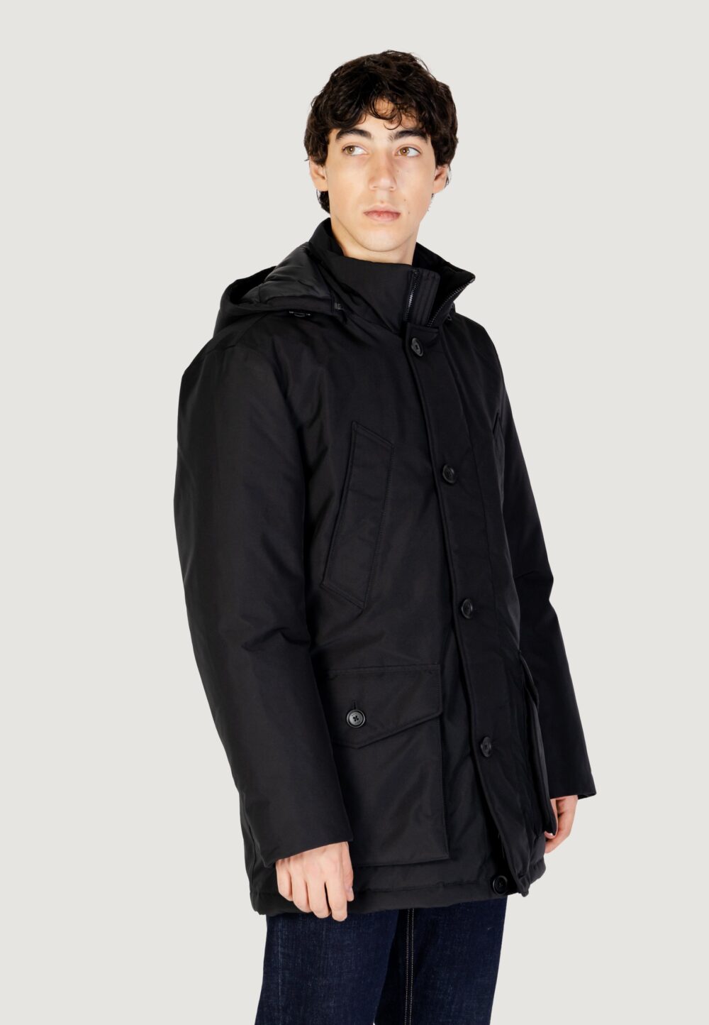 Parka Boss osiass 10240256 02 Nero - Foto 10