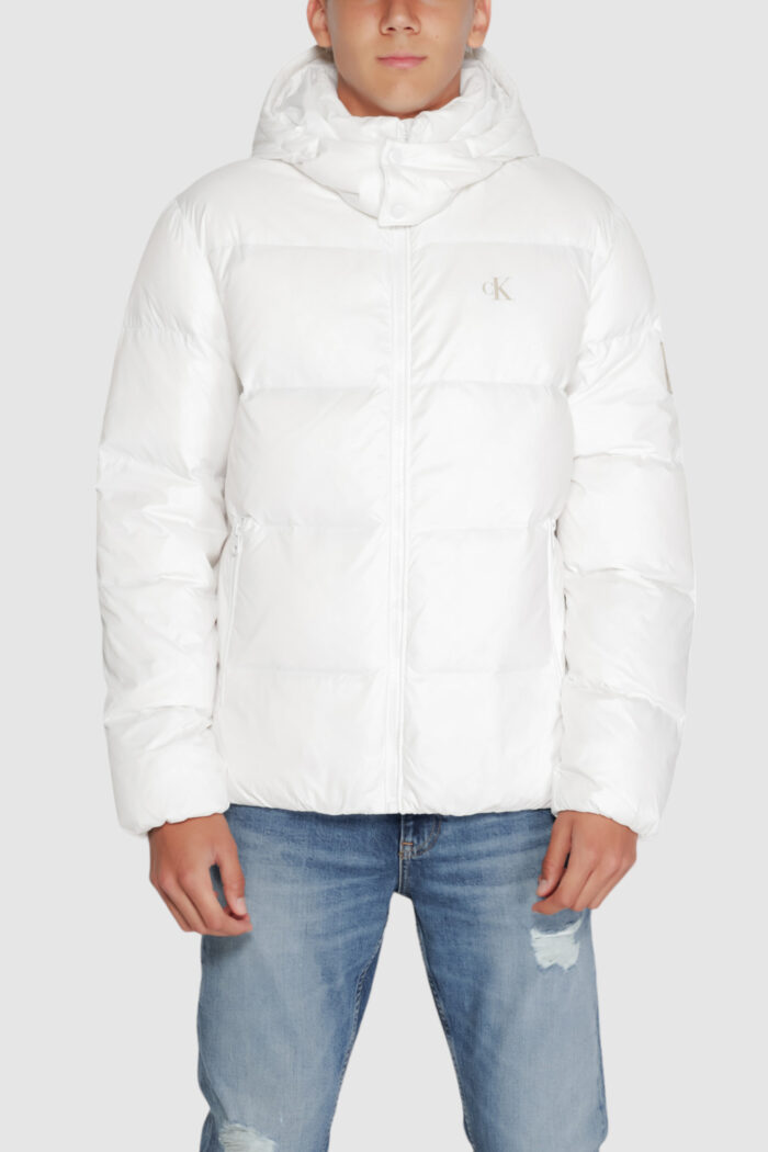 Piumino Calvin Klein Jeans essentials down Bianco