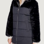 Piumino Only onlwanja fur puffer mix coat cc otw Nero - Foto 1