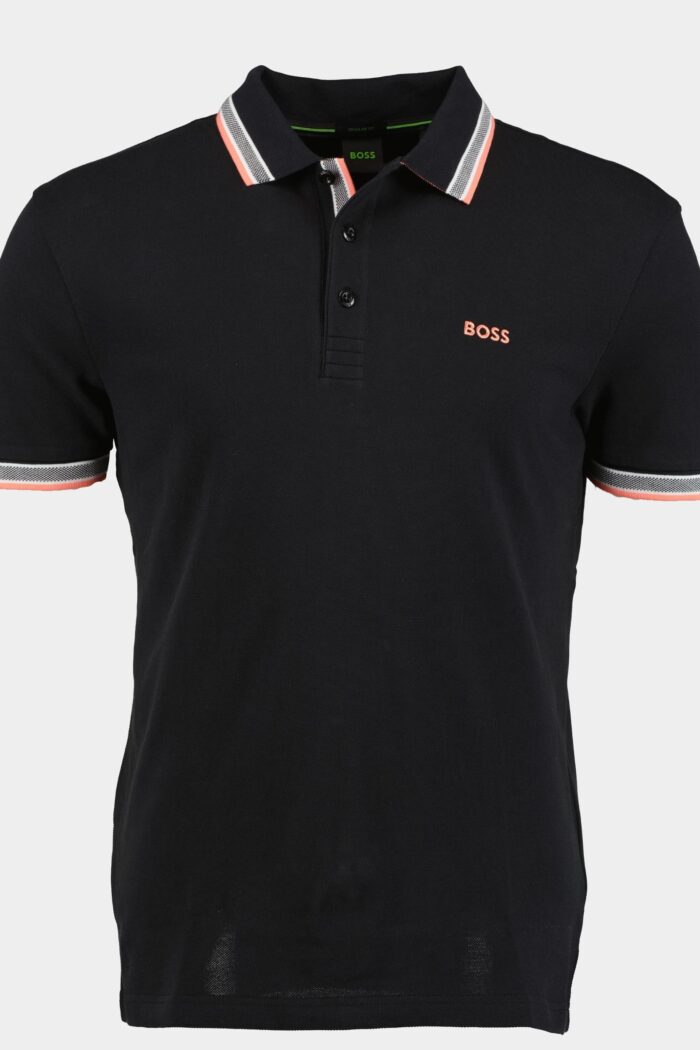 Polo manica corta Boss 10241663 Nero