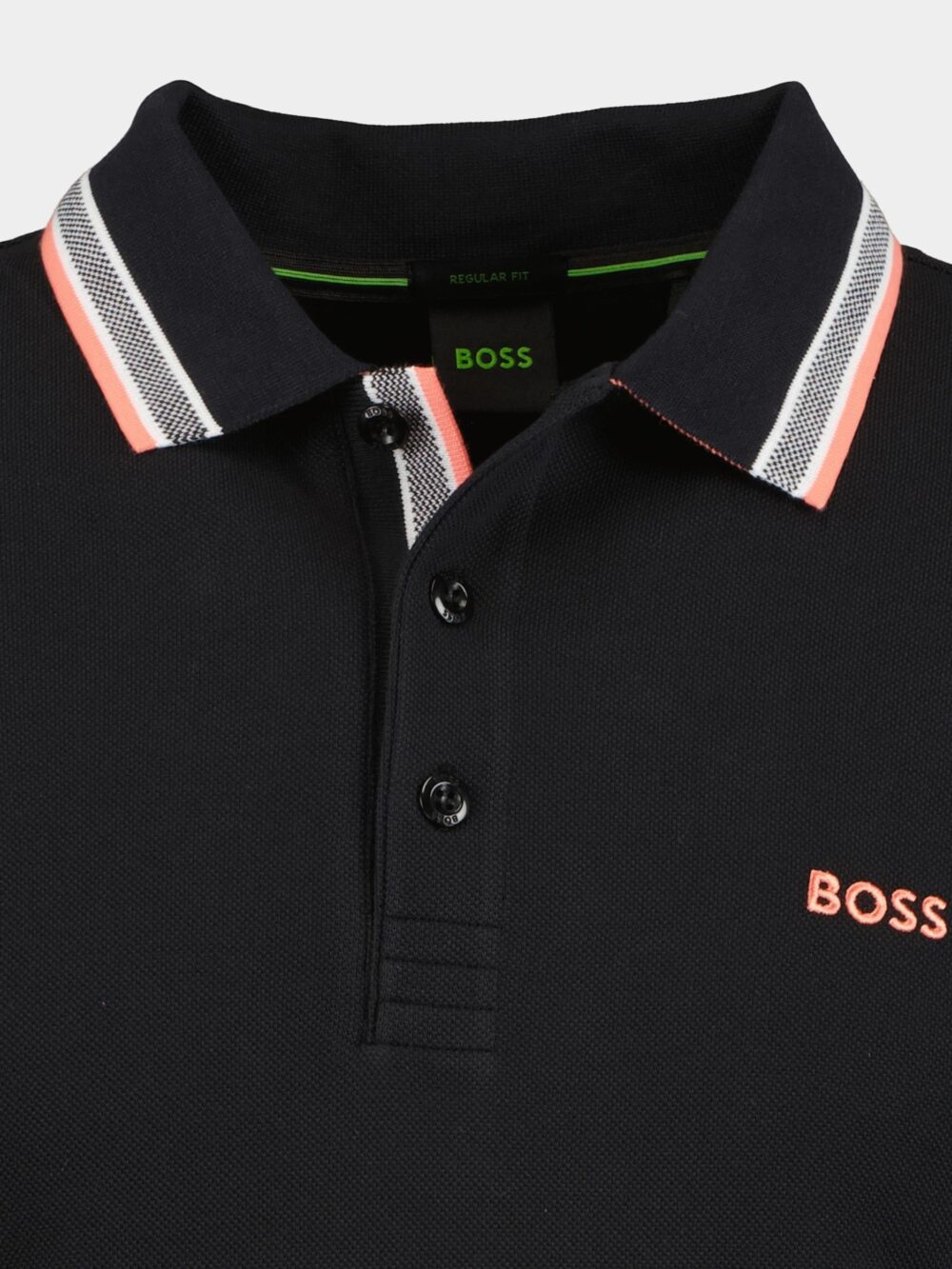 Polo manica corta Boss 10241663 Nero - Foto 3