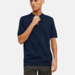 Polo manica corta Jack Jones jpremil knit polo s/s sn Blu - Foto 1