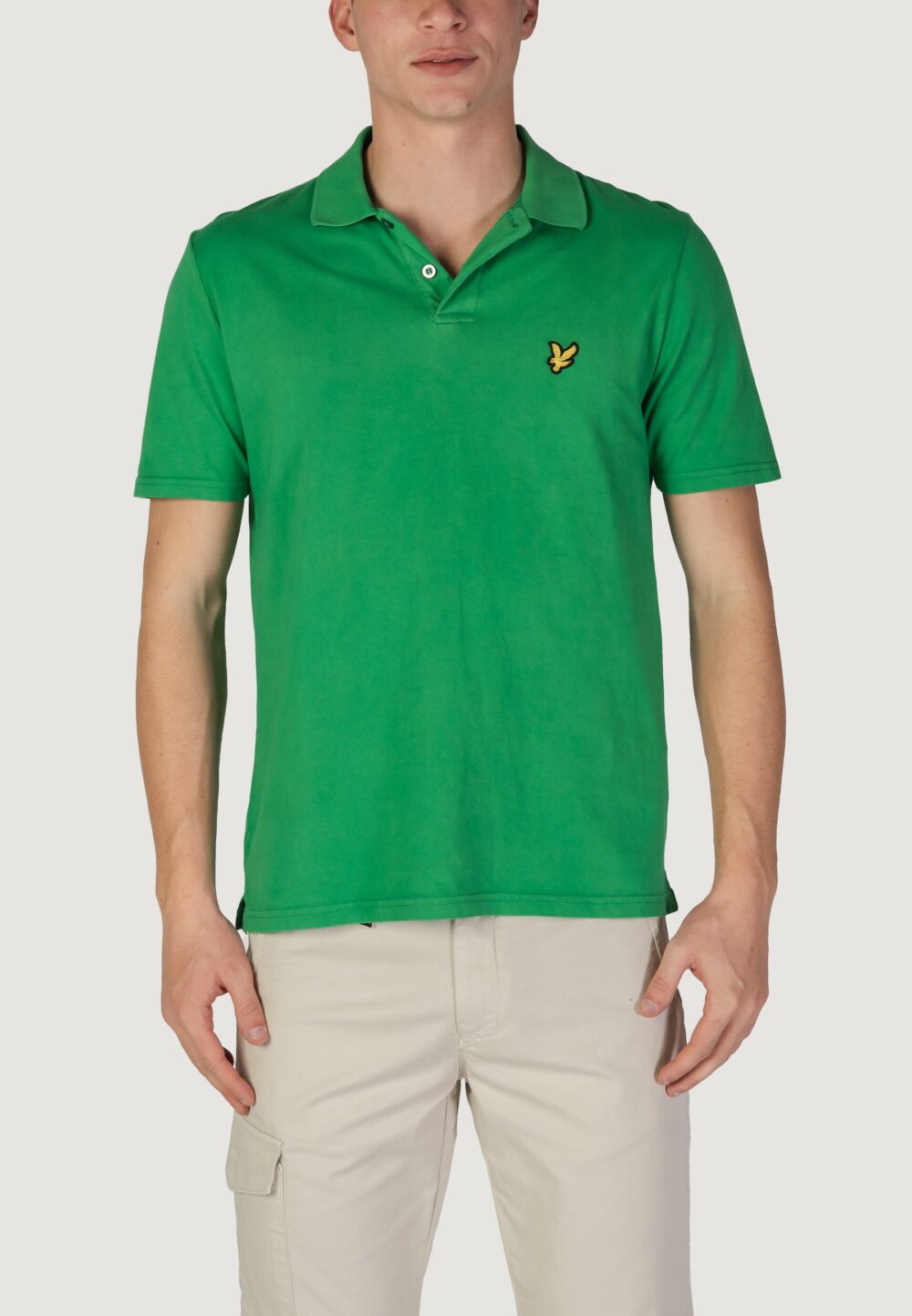 Polo manica corta Lyle & Scott Verde - Foto 1