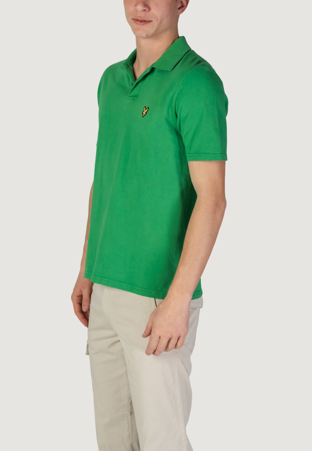 Polo manica corta Lyle & Scott Verde - Foto 4