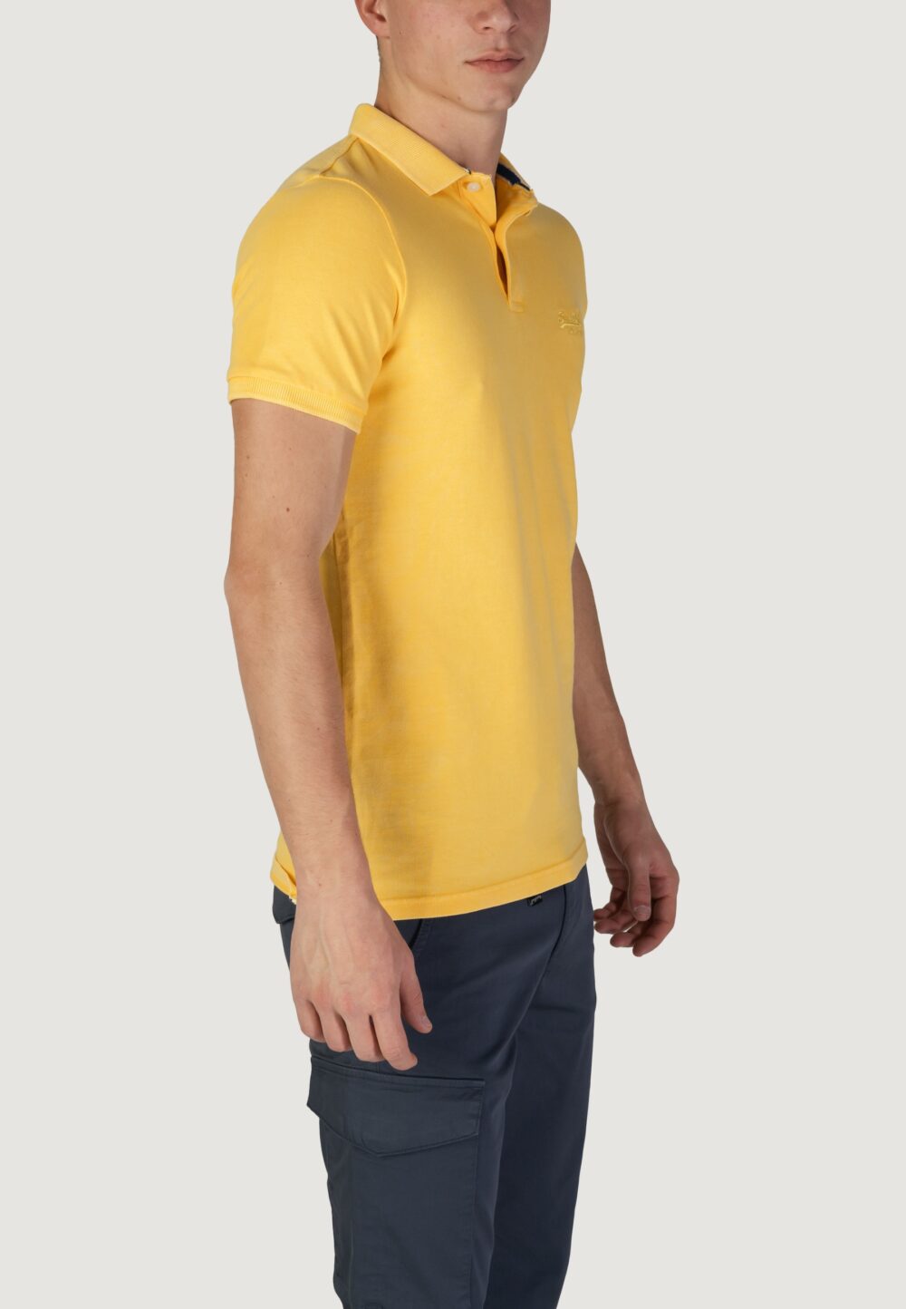 Polo manica corta Superdry Giallo - Foto 3