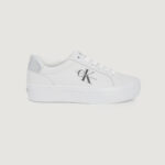 Sneakers Calvin Klein vulc flatform laceup Argento - Foto 1