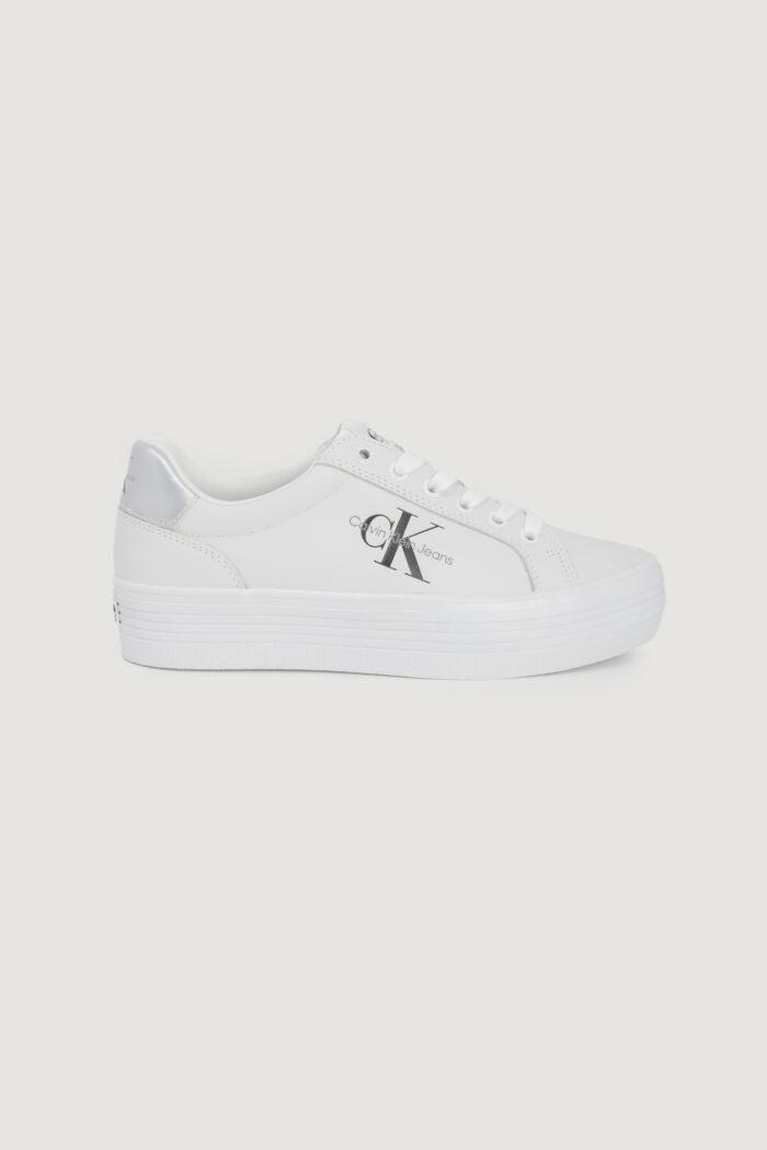 Sneakers Calvin Klein vulc flatform laceup Argento