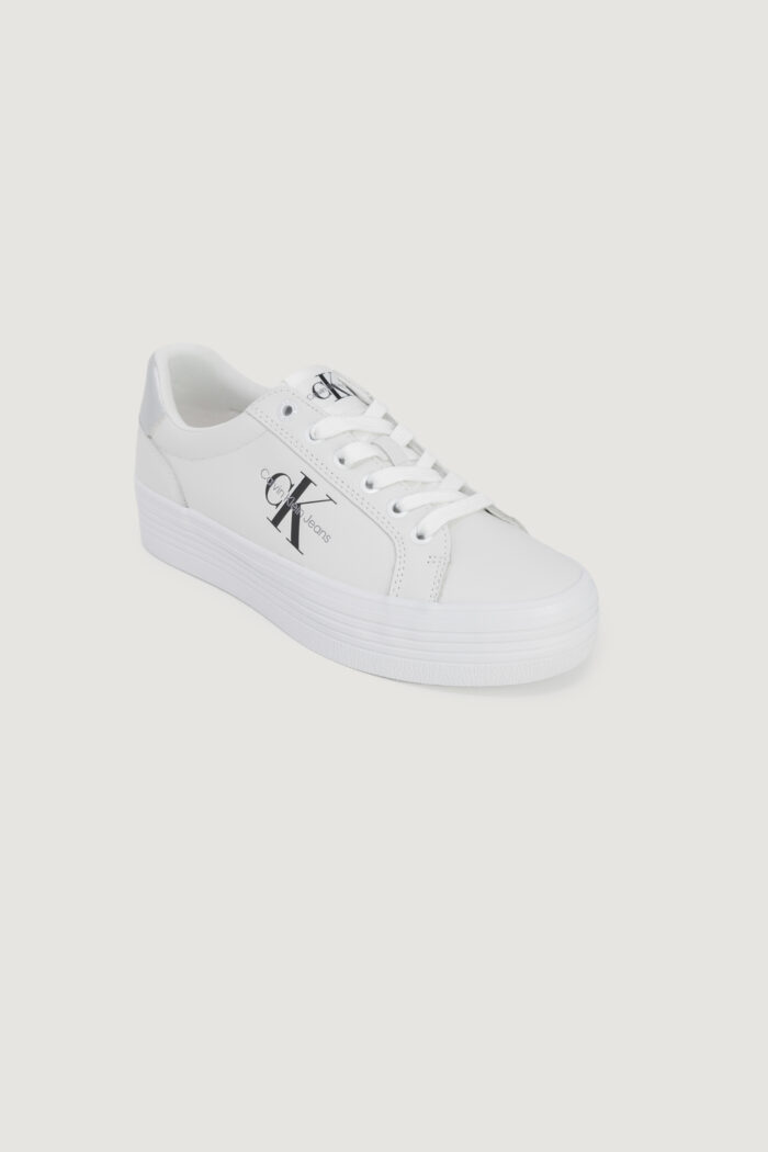 Sneakers Calvin Klein vulc flatform laceup Argento