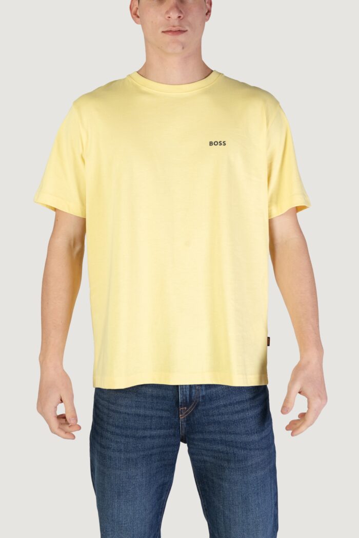 T-shirt Boss 10189487 Giallo