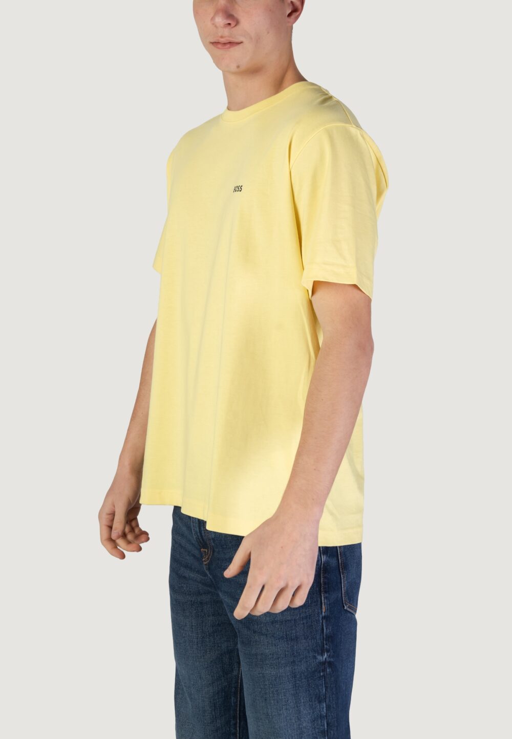 T-shirt Boss 10189487 Giallo - Foto 4