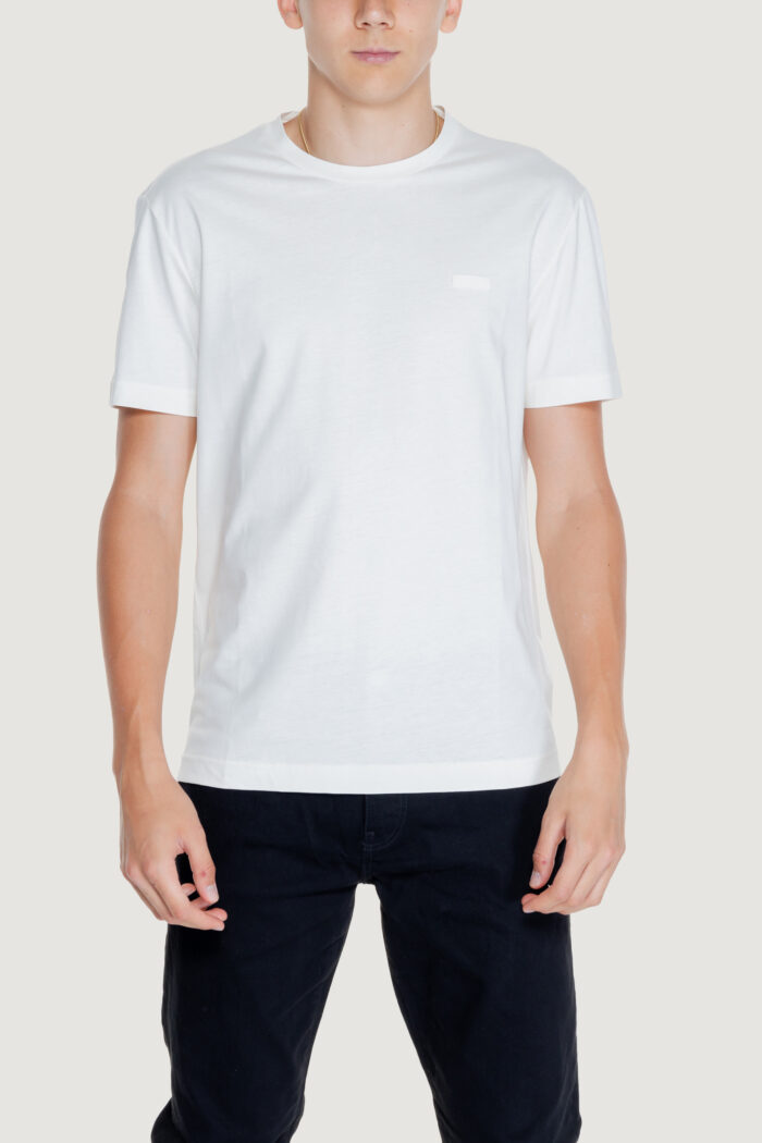 T-shirt Calvin Klein smooth cotton Bianco