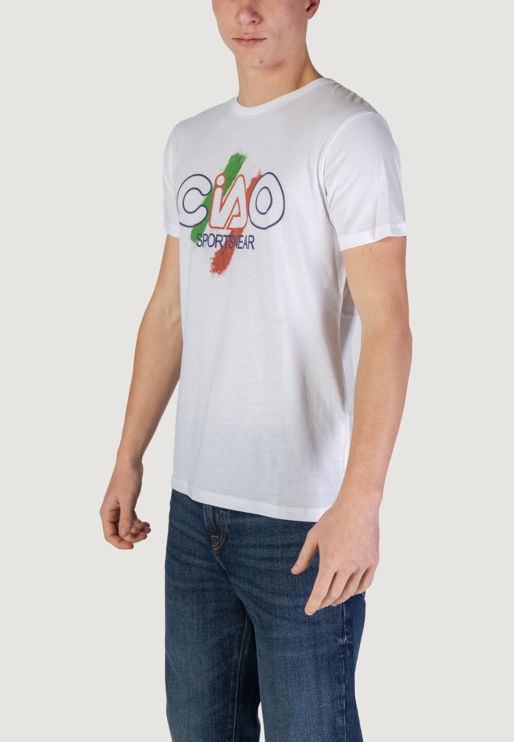 T-shirt Ciao Sportswear Bianco - Foto 4